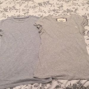Lot of two grey tees